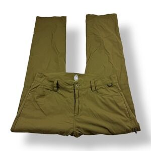 Club Ride Mens Adventure Cycling Pants Khaki Green Size Large Zip Pockets
